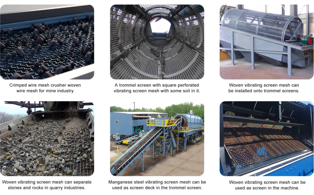 Sieve Crusher Stone Sand Rock Crushing Vibrating Screen